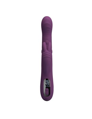 Pretty love - dee vibrador rabbit multifunción oscilante y percutor morado