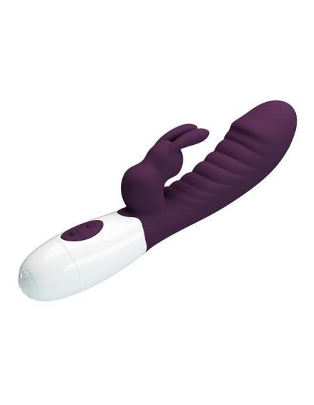 Pretty love - naughty bunny vibrador rabbit 30 funciones morado