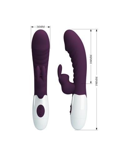 Pretty love - naughty bunny vibrador rabbit 30 funciones morado