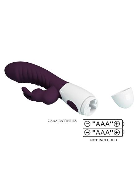 Pretty love - naughty bunny vibrador rabbit 30 funciones morado