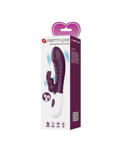 Pretty love - naughty bunny vibrador rabbit 30 funciones morado
