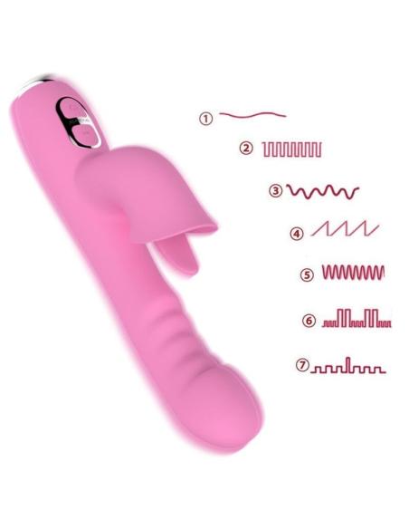 Nalone - t-may vibrador rabbit con empuje y movimiento oscilante
