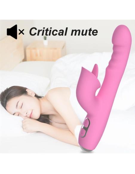 Nalone - t-may vibrador rabbit con empuje y movimiento oscilante