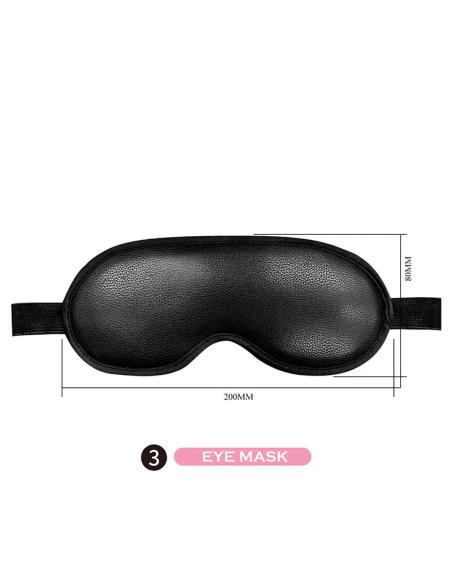 Pretty love - kit bdsm 8 piezas negro