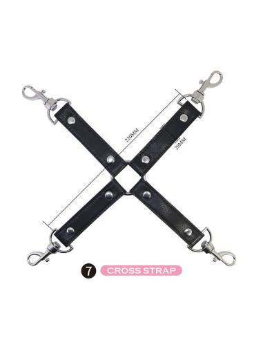 Pretty love - kit bdsm 8 piezas negro