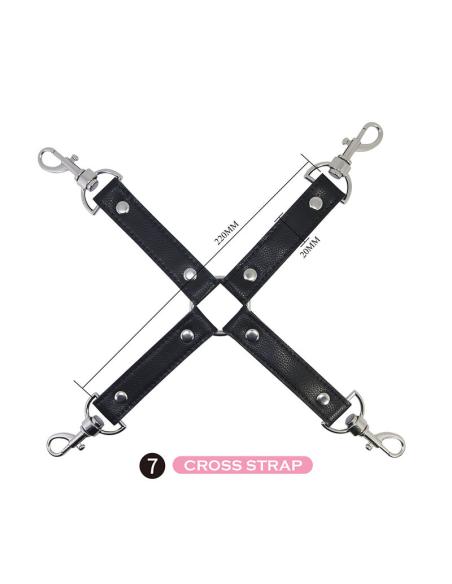 Pretty love - kit bdsm 8 piezas negro