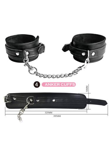 Pretty love - kit bdsm 8 piezas negro