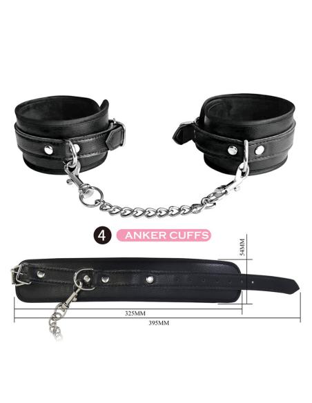 Pretty love - kit bdsm 8 piezas negro