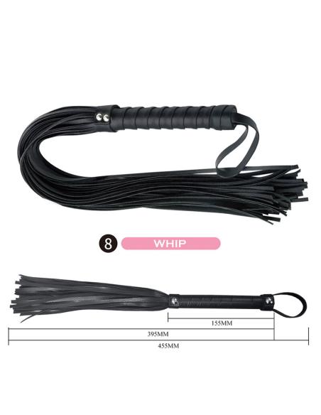 Pretty love - kit bdsm 8 piezas negro
