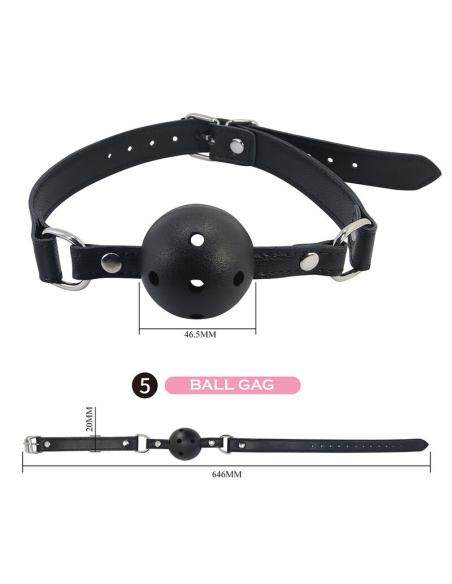 Pretty love - kit bdsm 8 piezas negro