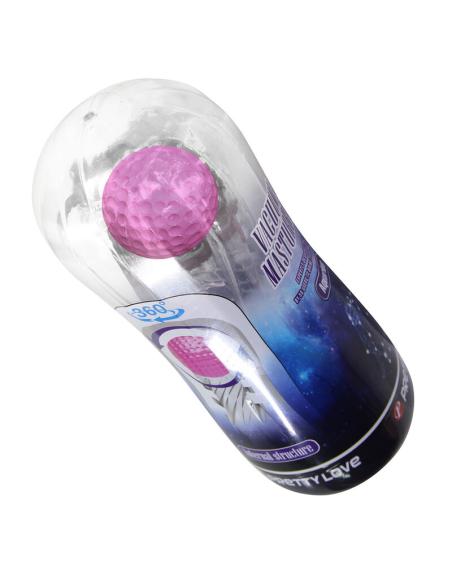 Pretty love - masturbador cup 360º texturizado transparente