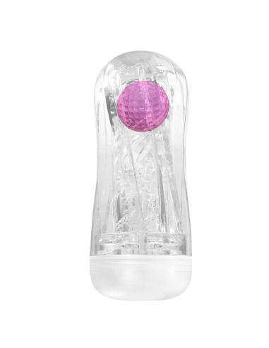 Pretty love - masturbador cup 360º texturizado transparente