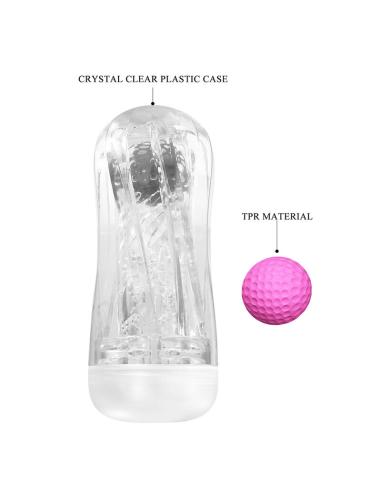 Pretty love - masturbador cup 360º texturizado transparente