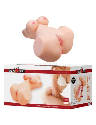 Crazy bull - annie masturbador vaginal y anal con pechos xxl