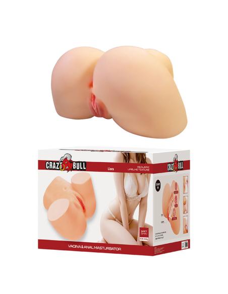 Crazy bull - liora masturbador vaginal y anal doble xxl
