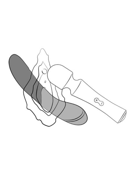 Romp - presto mini wand vibrador cabezal flexible verde