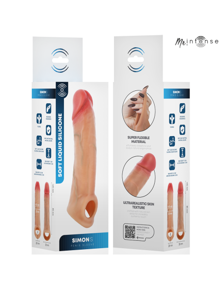 Mr intense - simon s funda de pene silicona 13 cm -ø- 4 cm