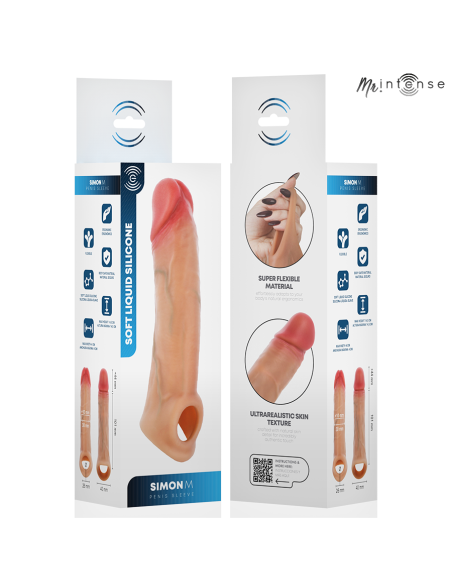 Mr intense - simon m funda para el pene silicona 14.5 cm -ø- 4 cm