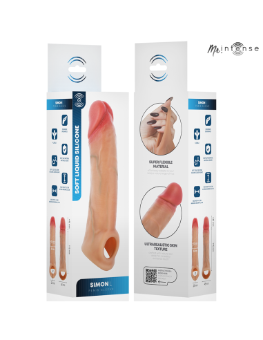 Mr intense - simon l funda para pene silicona 16 cm -ø- 4.5 cm
