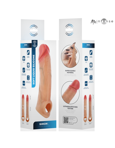 Mr intense - simon l funda para pene silicona 16 cm -ø- 4.5 cm
