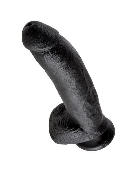 King cock - pene realistico negro 22.9 cm