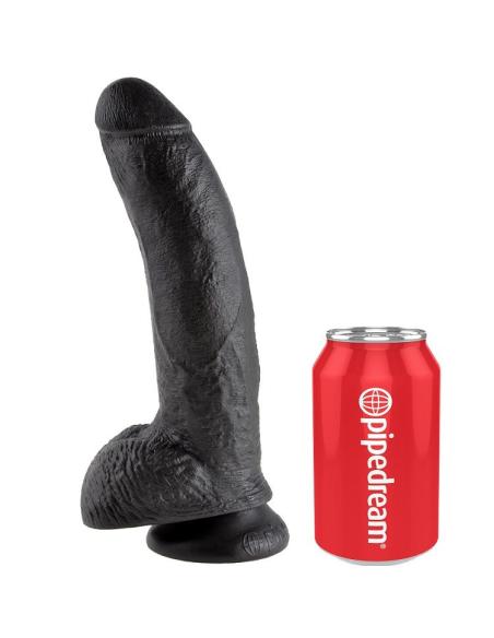 King cock - pene realistico negro 22.9 cm