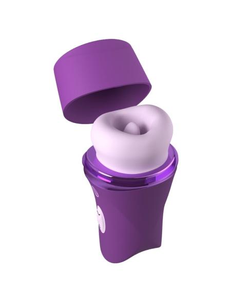 Fantasy for her - lush kiss plush purple estimulador clitoral de succión y lamido