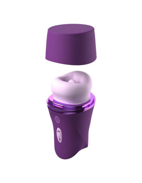 Fantasy for her - lush kiss plush purple estimulador clitoral de succión y lamido