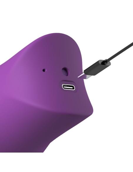 Fantasy for her - lush kiss plush purple estimulador clitoral de succión y lamido