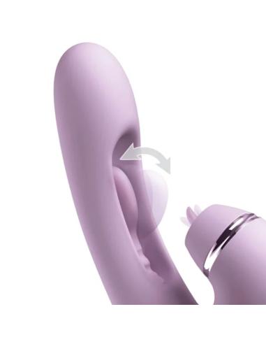 Fantasy for her - g-touch pulse pro purple vibrador rabbit para punto g y clítoris