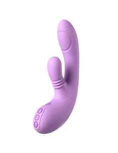 Fantasy for her - intimotion flutter pro purple vibrador rabbit para punto g y clítoris