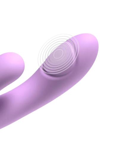 Fantasy for her - intimotion flutter pro purple vibrador rabbit para punto g y clítoris