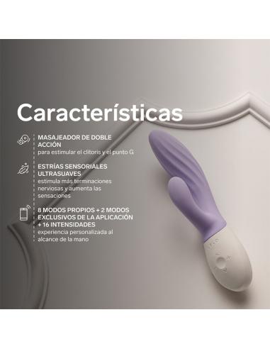 Lelo - ina twist vibrador rabbit punto g y clítoris lavanda