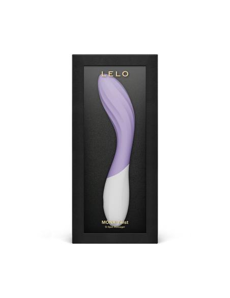 Lelo - mona twist vibrador para punto g recargable app control lavanda