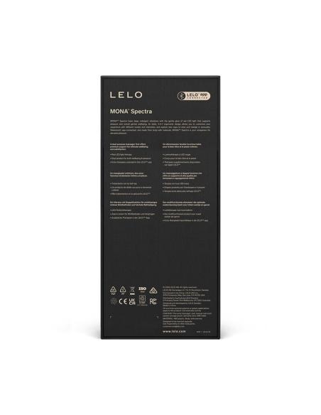 Lelo - mona spectra masajeador íntimo con luz roja recargable app control