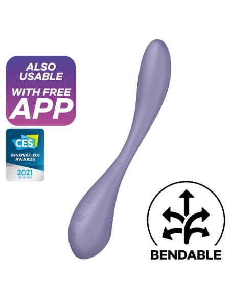 Satisfyer - g-spot flex 5 multi vibrador azul