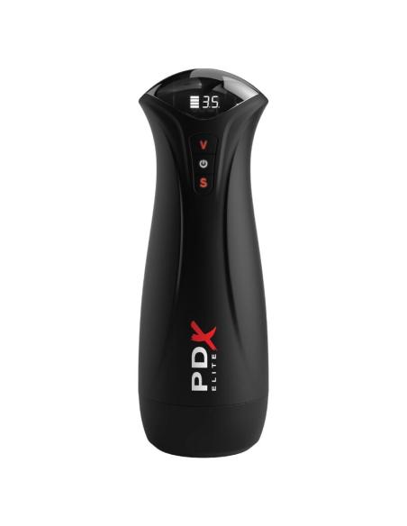 Pdx elite - masturbador masculino fap-gasm clear con succión intermitente