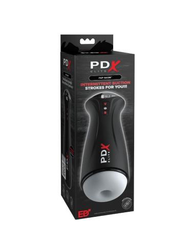 Pdx elite - masturbador masculino fap-gasm clear con succión intermitente