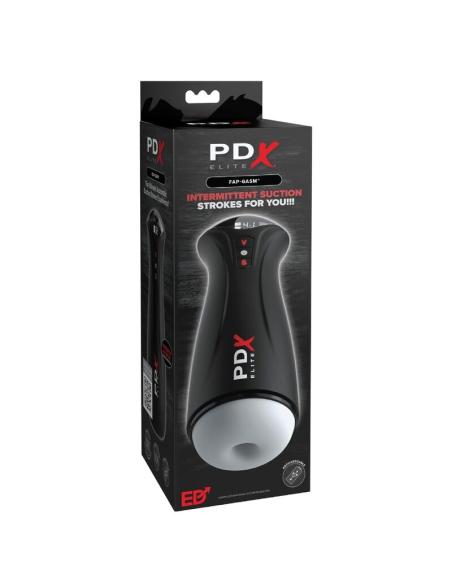Pdx elite - masturbador masculino fap-gasm clear con succión intermitente