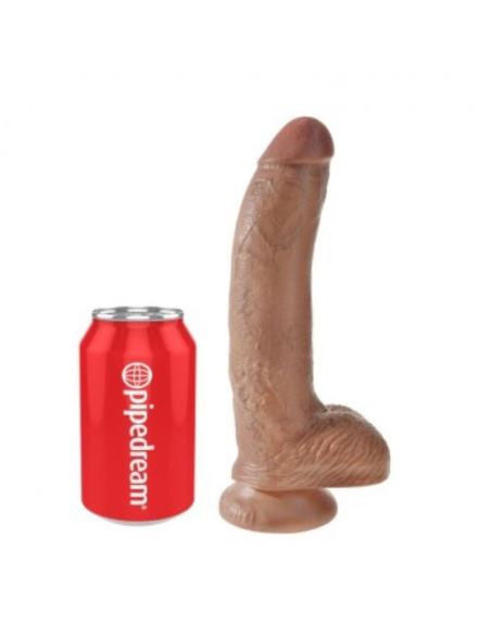 King cock - dildo realístico con testículos 22,8 cm