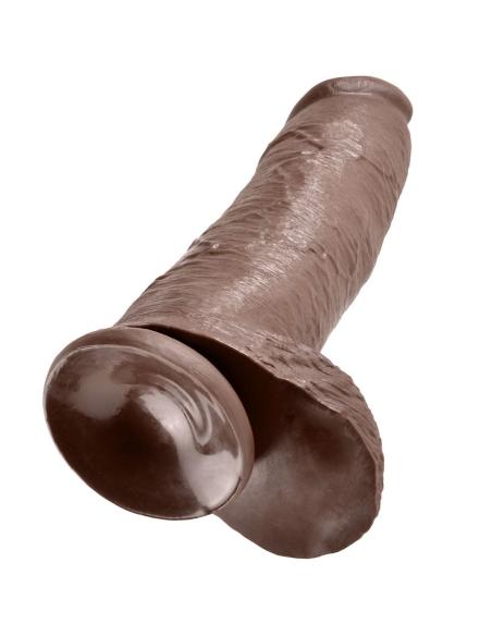 King cock - pene realístico marrón 30.48 cm