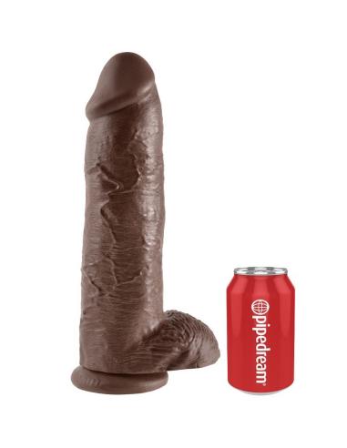 King cock - pene realístico marrón 30.48 cm