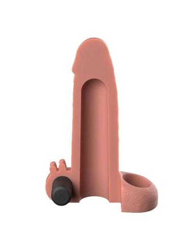 Fantasy x-tensions - funda extensora vibratoria real feel 5 cm color beige