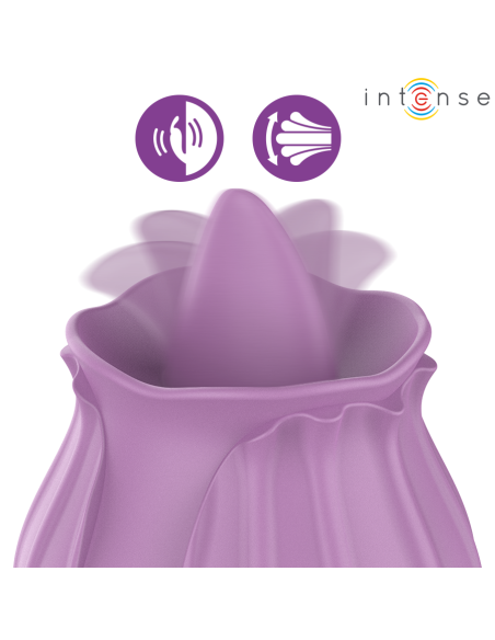 Intense - azalea flor estimulador lengua base magnética