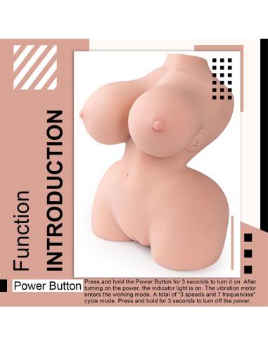 Delilah Mini Torso con Vibración 4.7 kg