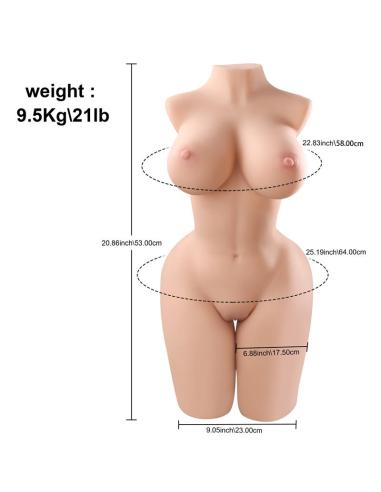 Melissa Torso Vagina y Ano 8.2 kg