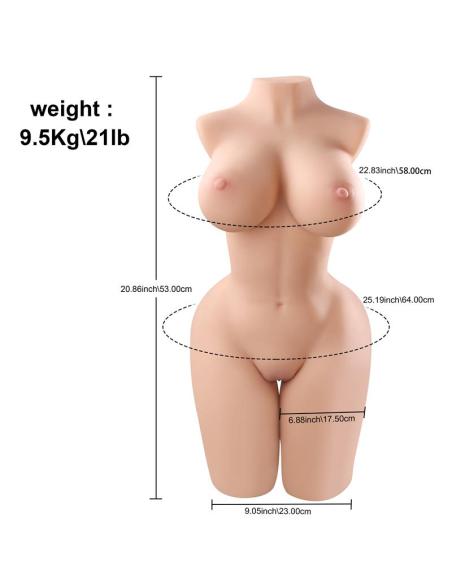 Melissa Torso Vagina y Ano 8.2 kg
