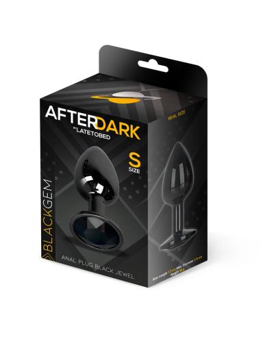Blackgem Plug Anal Metálico con Joya Talla S Negro
