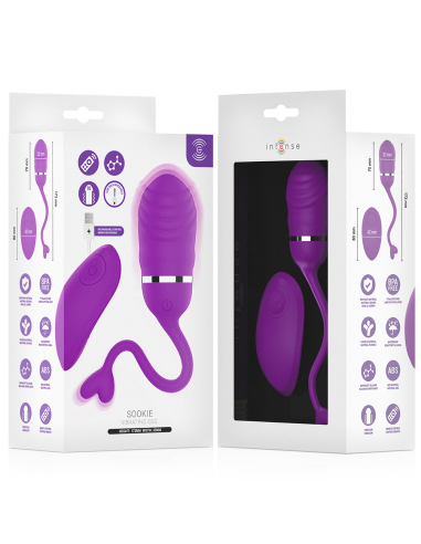 Intense - sookie huevo vibrador con control remoto morado