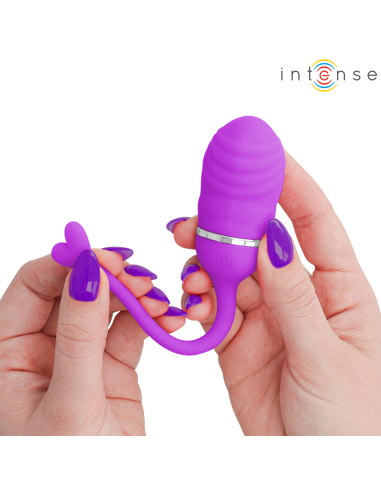Intense - sookie huevo vibrador con control remoto morado